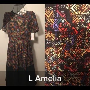 LulaRoe Amelia, size large. Never worn, with tags!